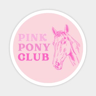 Pink Pony Girl Magnet